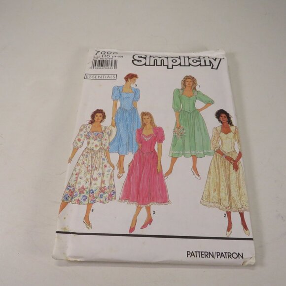 Simplicity 7000 Clothing Pattern Dress UNCUT (Bridesmaid, Heart Shape, Princess) - Picture 1 of 7